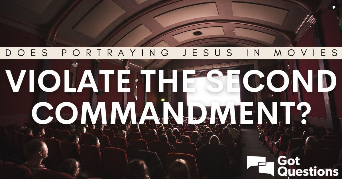 Does portraying Jesus in movies violate the second commandment?