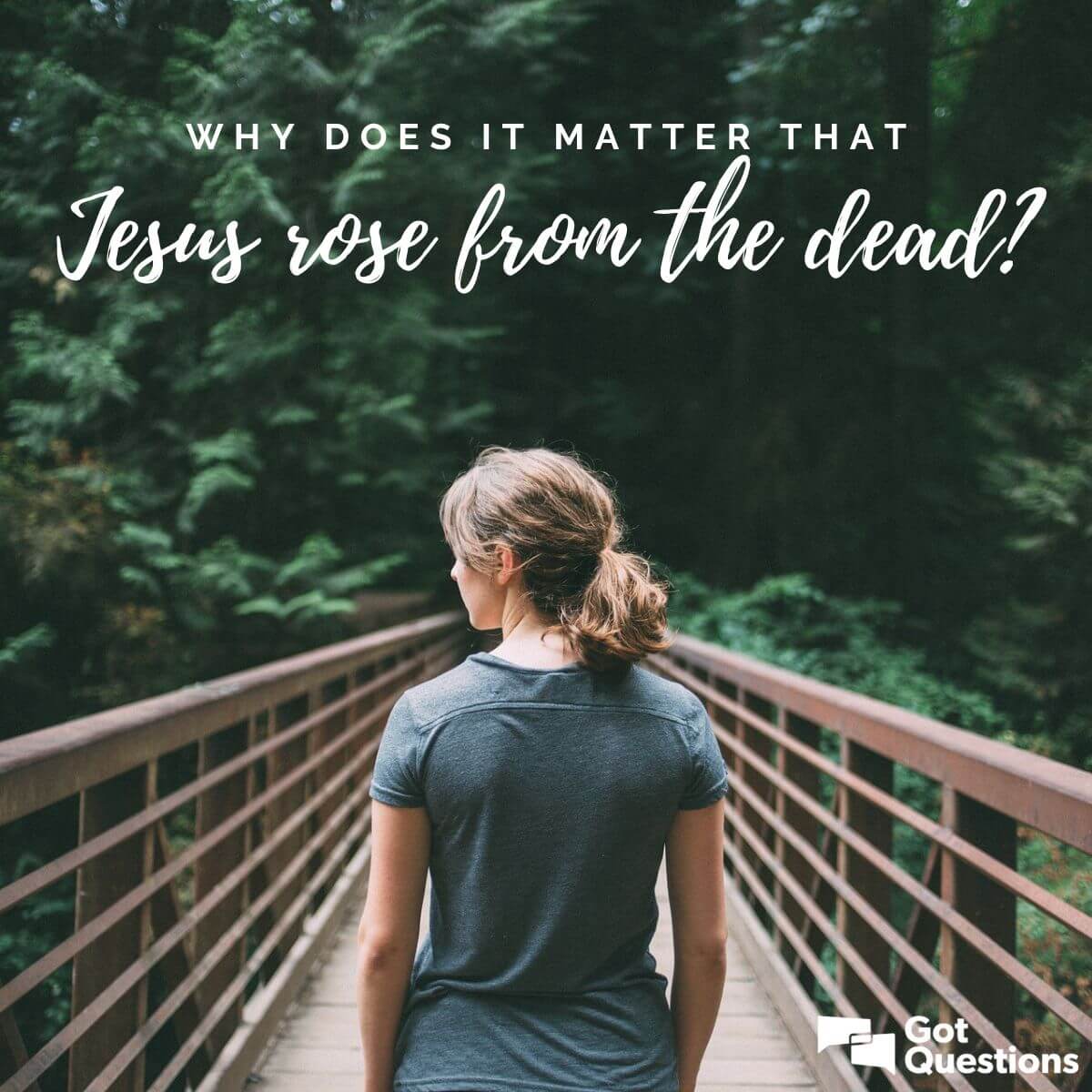 Why does it matter that Jesus rose from the dead?