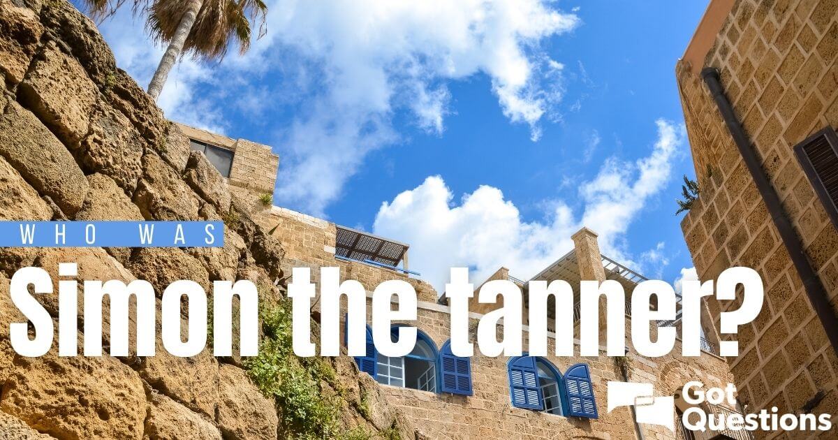 Who was Simon the tanner?