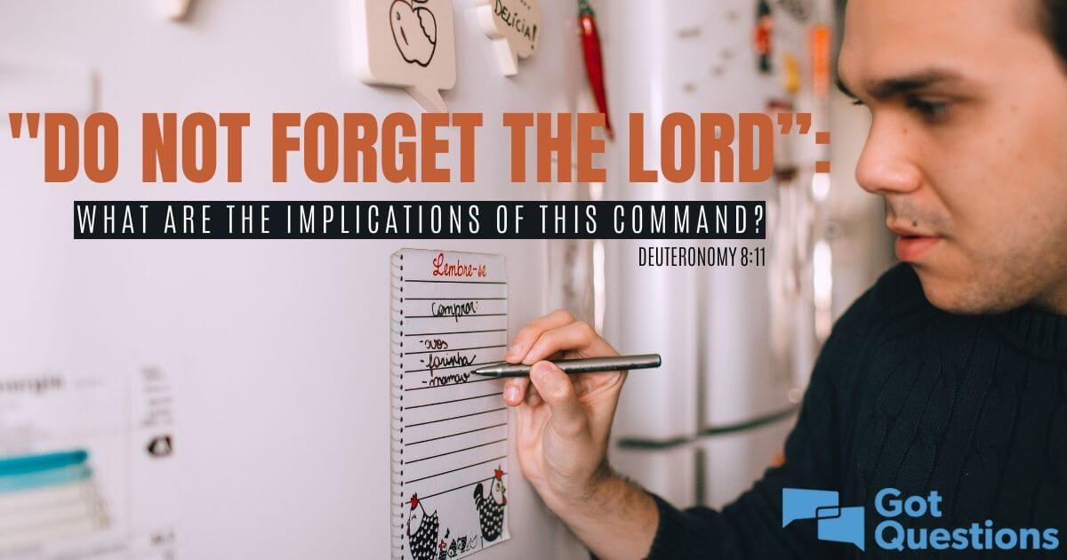 “Do not the Lord” what are the implications of this command