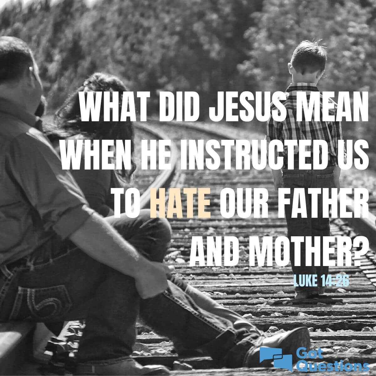 What Did Jesus Mean When He Instructed Us To Hate Our Father And Mother Luke 14 26