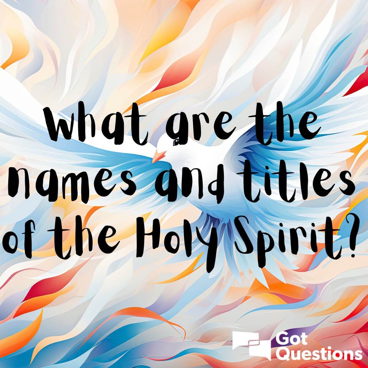 Names Of The Holy Spirit Chart