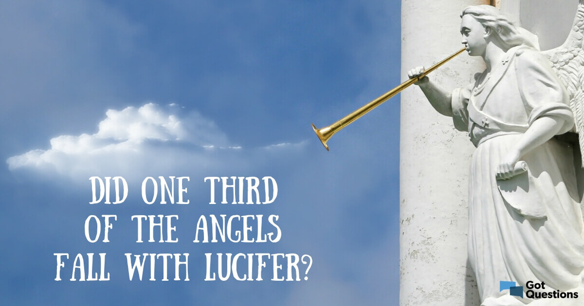 Did one third of the angels fall with Lucifer?