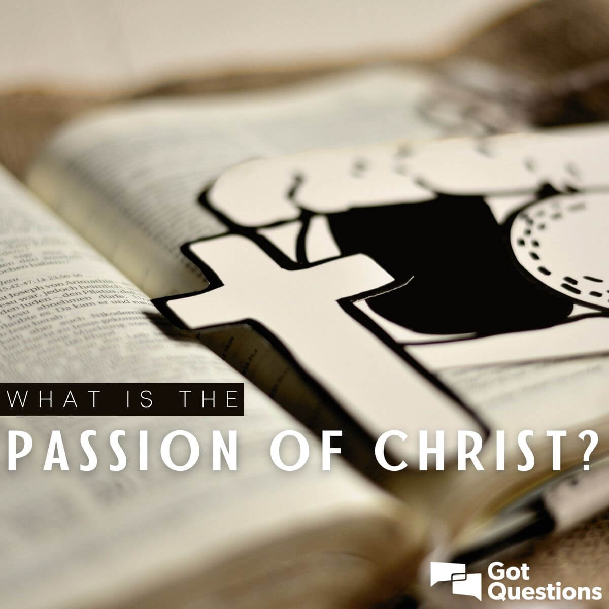 What Is The Passion Of Christ Gotquestions Org