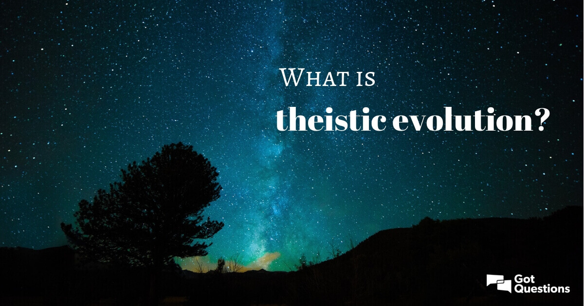 What is theistic evolution?