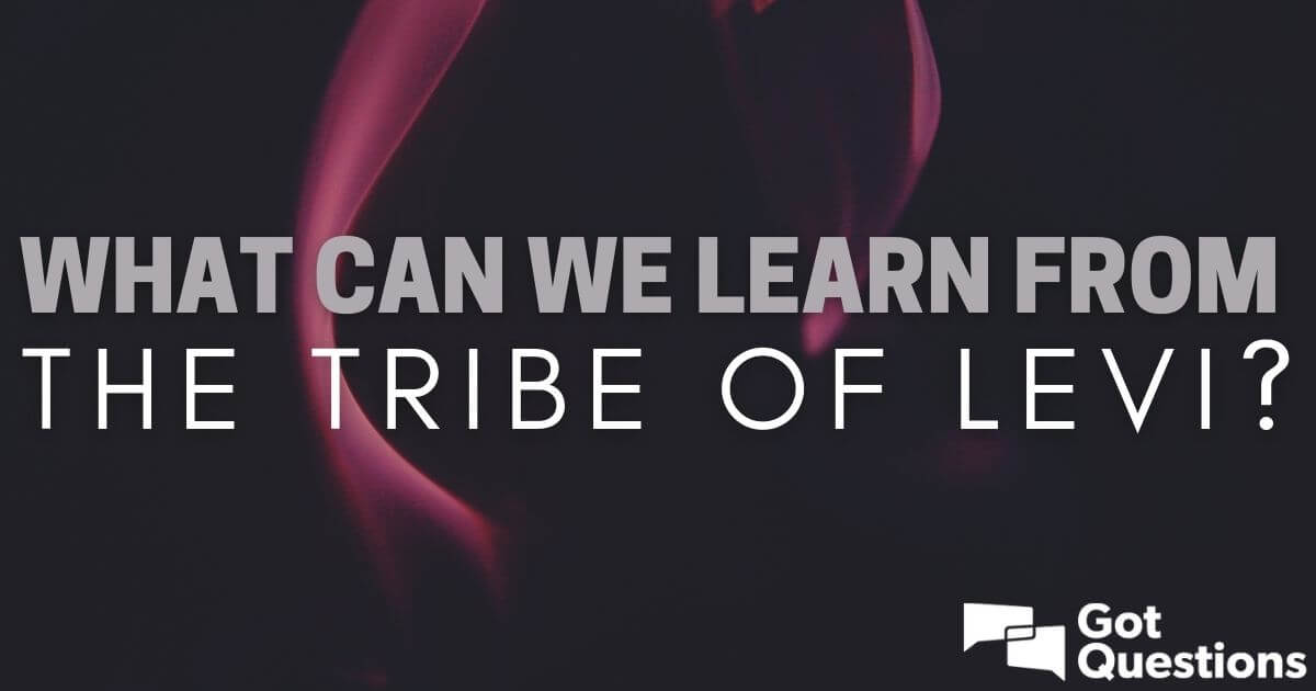 What can we learn from the tribe of Levi / the Levites ...