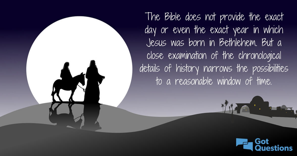 What year was Jesus Christ born? When was Jesus born