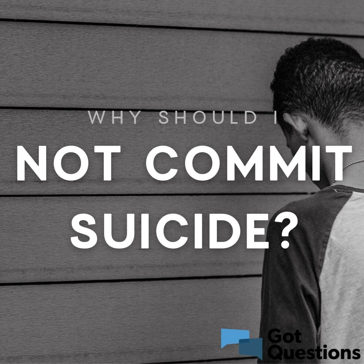 why not commit suicide.