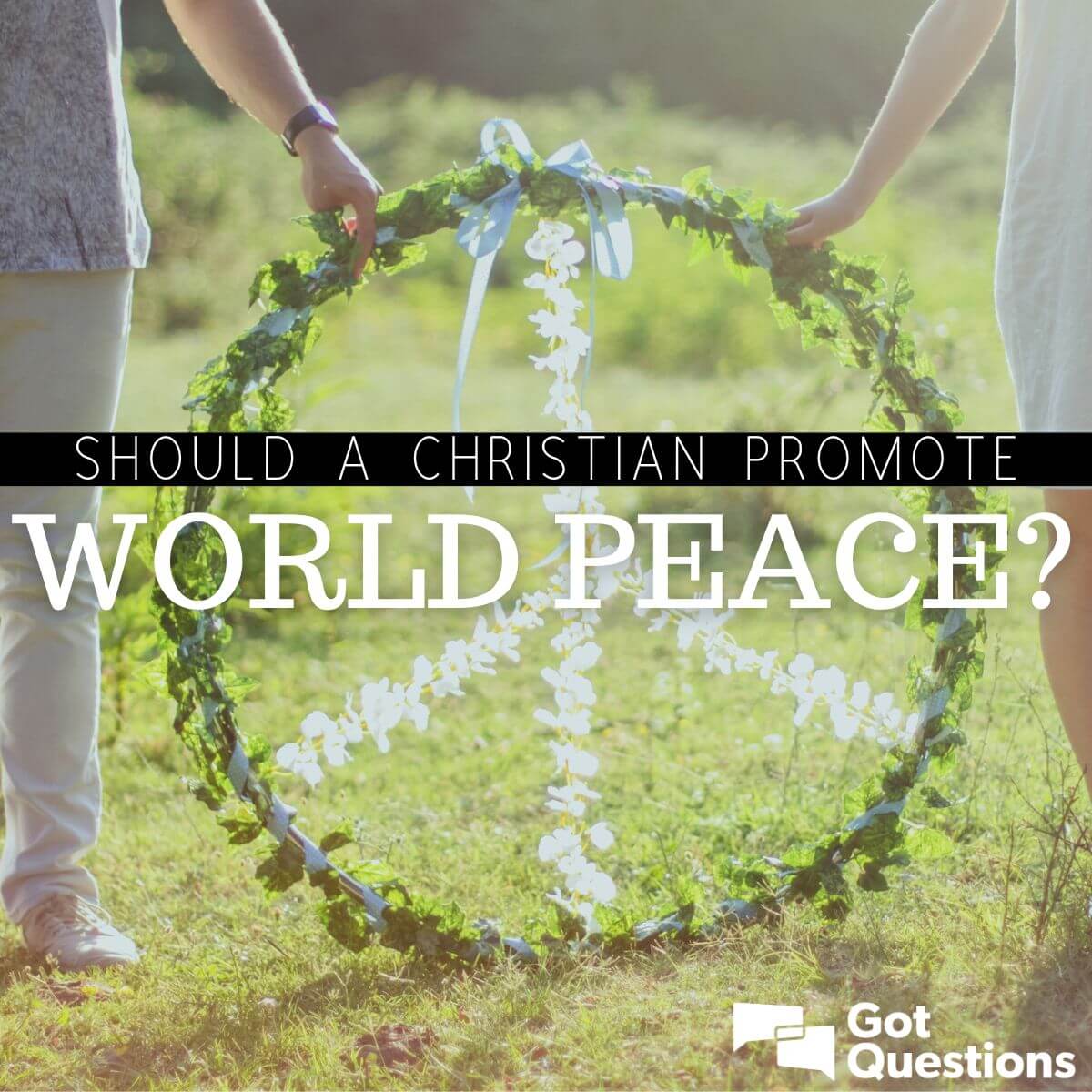 Should a Christian promote world peace?