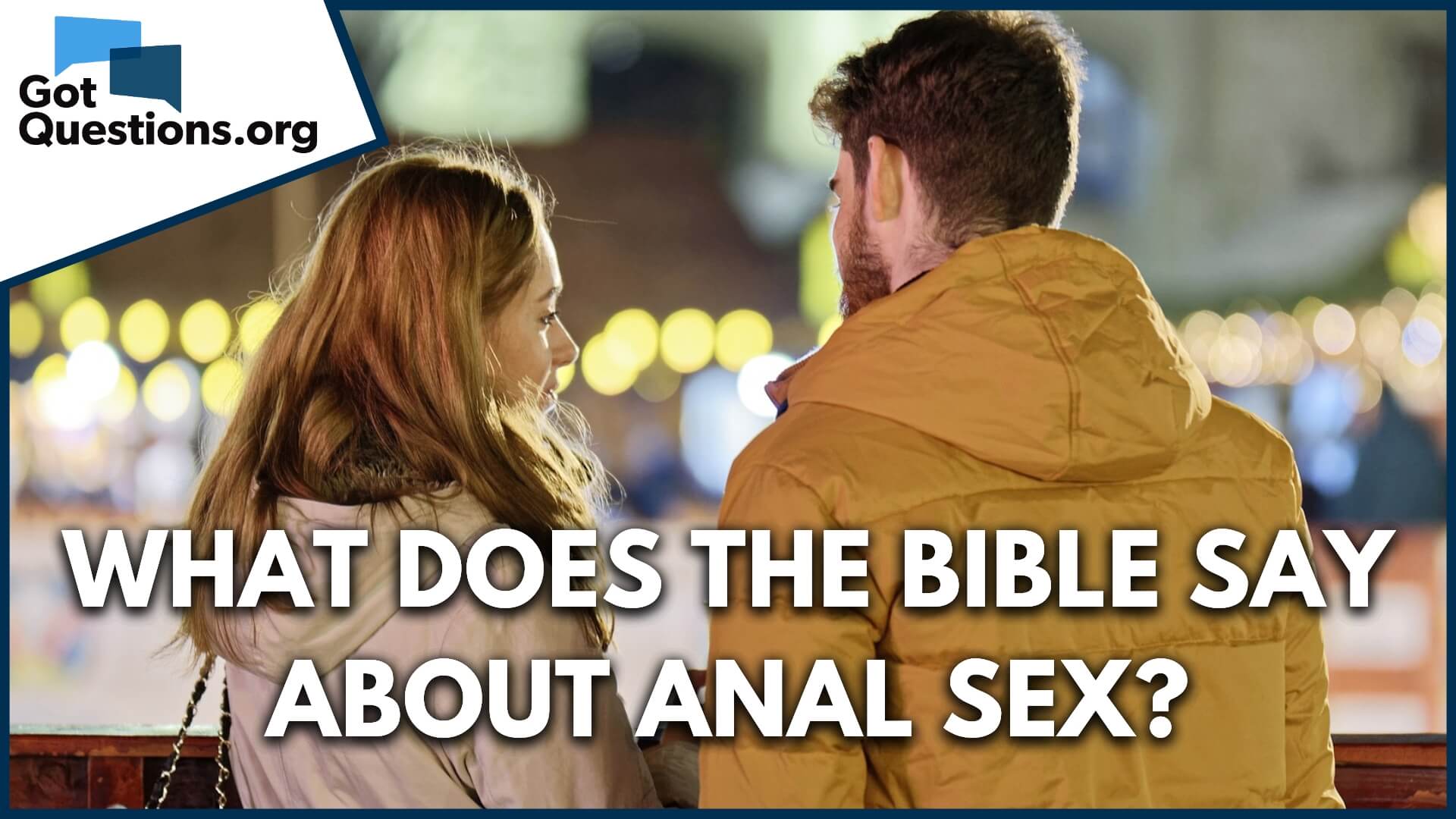 can married christians have anal sex