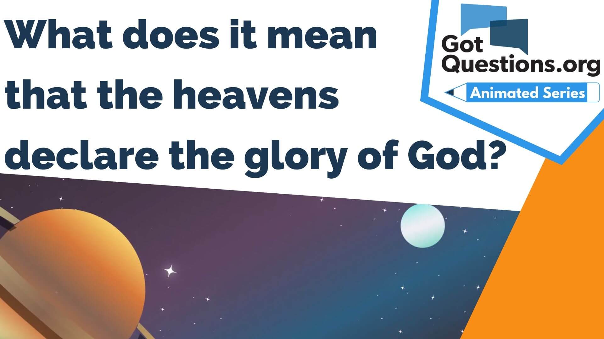 Heavens proclaim the glory of God: countless stars