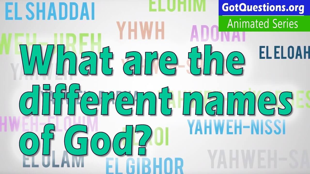 God's Name Yahweh, Rapha, Elohim, Shaddai, Jireh, Adonai