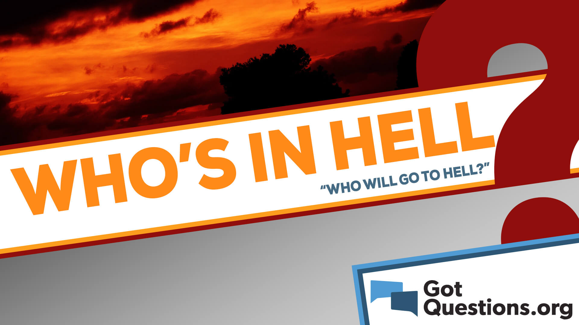 What qualifies you to go to hell?